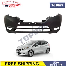 Primed Front Bumper Cover Fascia For 2017 2018 2019 Nissan Versa Note 620229ME0J