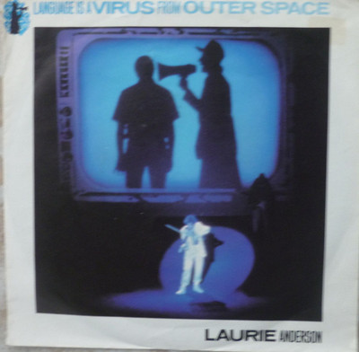 7'' 1986 RARE ! LAURIE ANDERSON : Language Is A Virus From Outer Space /MINT-?