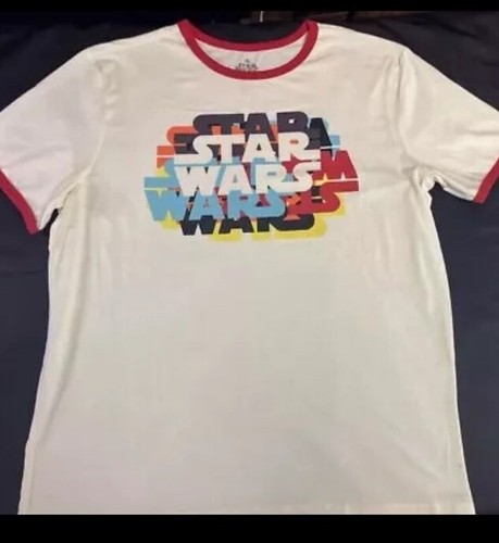 Star Wars, Unisex, Logo, Fighter Jets, Vintage Look, Beige, T-Shirt Size L