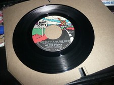 record 45 rare Soul  We the People on Map City One of A kind / Fly to Moon VG++