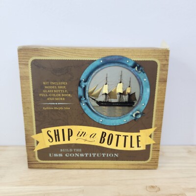 Build The USS Constitution Ship In A Bottle - READ DESCRIPTION