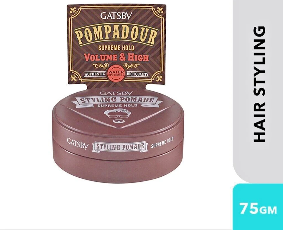 12 x GATSBY Styling Pomade for Supreme Hold& High Volume Pompadour" - Image 2 of 2