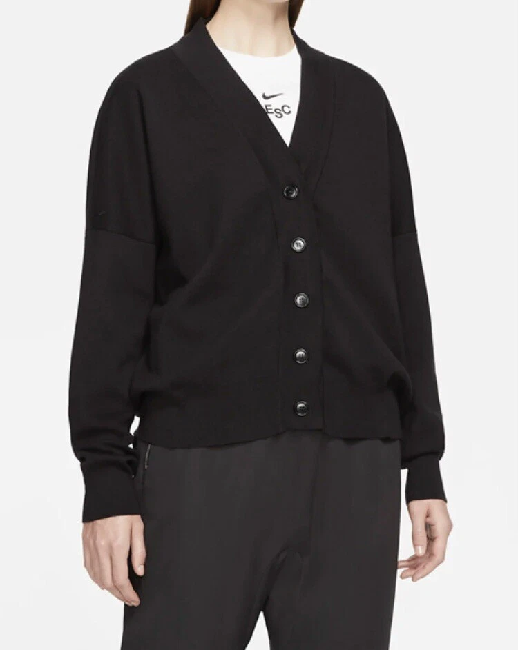 Nike cardigan deals black