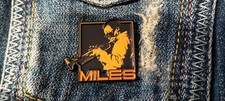 Miles Davis Logo 1.25 Inch Enamel Hat/Jacket/Lapel Pin