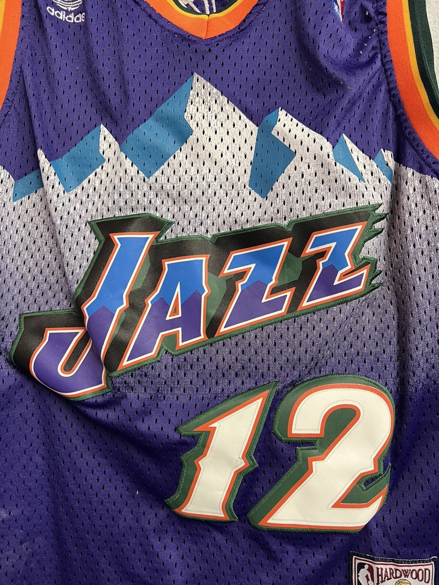 adidas John Stockton ゲームシャツ70250605M04N Adidas Hardwood Classics - John Stockton '96-97 -Jersey #12 Utah