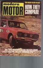 MOTOR MAGAZINE , MODERN MOTOR , AUGUST 1969