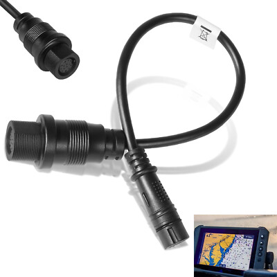 for Minn Kota 1852078,MKR-DSC-15 DSC Transducer 8-PIN Adapter Cable for Lowrance