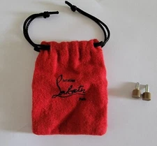 BRAND NEW CHRISTIAN LOUBOUTIN SO KATE  HEEL TAPS Heel Tip Replacement TAN