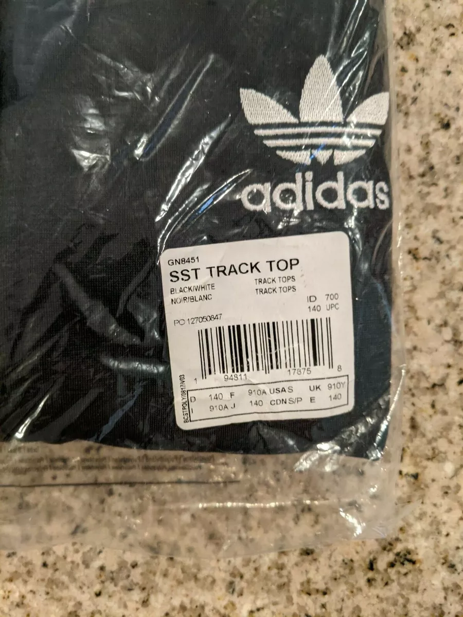 | Small Black JACKET TRACK ADICOLOR Adidas SST White S Kids / eBay