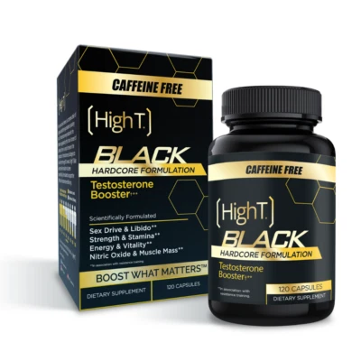 High T Black Caffeine Free - Testosterone Booster- 120 Capsules - Image 1 of 4