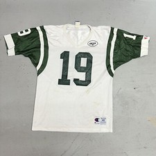 Vintage Champion New York Jets Keyshawn Johnson 19 USA Away Jersey Mens Size 40