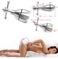 Adjuatable Stainless Steel Lock Trillium Chastity Device Hot Openning Plug
