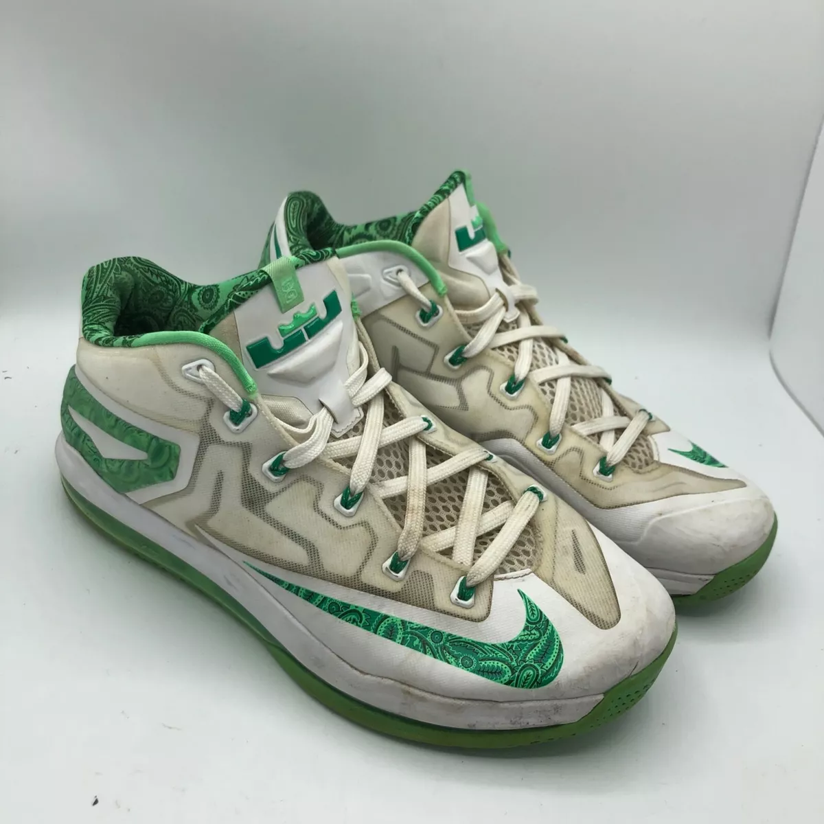 lebron shoes green