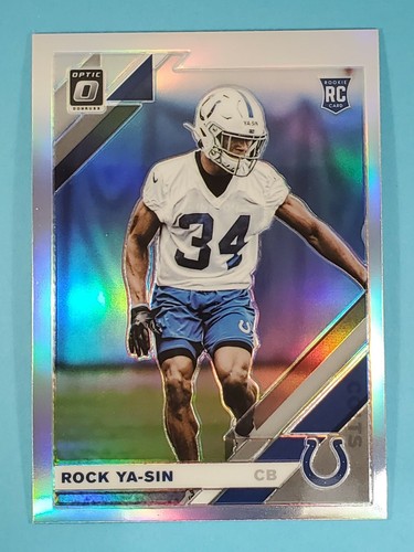 2019 Panini Donruss Optic SILVER HOLO PRIZM RC Rock Ya-Sin Colts #116 - 第 1/2 張圖片