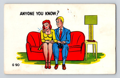 Postcard Dating Humor All Hands Continental Co Unposted G90 Vintage