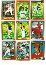 1990 TOPPS BASEBALL SET 90 MINT SOSA THOMAS WILLIAMS WALKER GONZALEZ RC'S BONDS