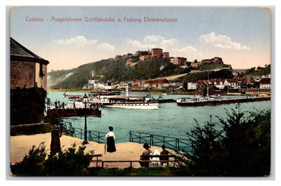 #ad #ad Ehrenbreitstein Fortress Coblenz Koblenz Germany DB Postcard U26 $4.21