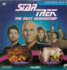 Star Trek: The Next Generation on Laser - Ep. 69 70 Laserdisc 