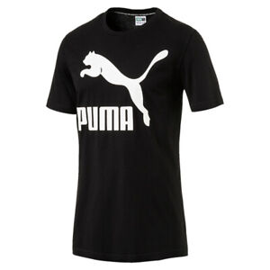 Puma Archive Logo Herren Tee T-Shirt TShirt Schwarz NEU