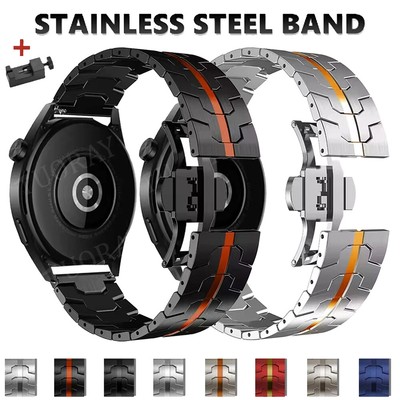 For Huami Amazfit GTS GTR 4 3 2 Bip 5/S/U/Lite Stainless Steel Watch Band Strap