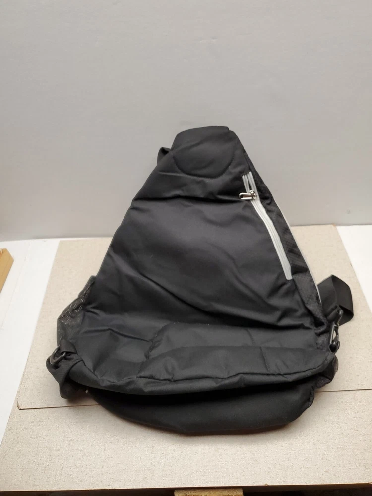 Pickleball Bag Mens Womens Backpack Adjustable Sling Bag Black Pickleball Bag Mens Womens Backpack Adjustable Sling Bag Black