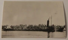 Steamship Steamer CHACORNAC real photo postcard RPPC