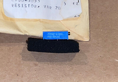 HP VARIABLE RESISTOR 20K OHM  PART # 2100-3053  NSN 5905003962989