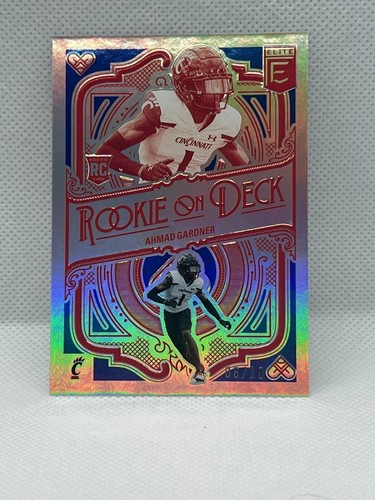 Ahmad Gardner BLUE d 10 ROOKIE ON DECK 2022 Donruss Elite Football 