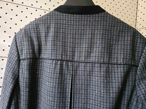 PE-KO Loden Austrian Bavarian Trachten Wool Blazer Jacket Mens Сheck Size 52 - Picture 11 of 21