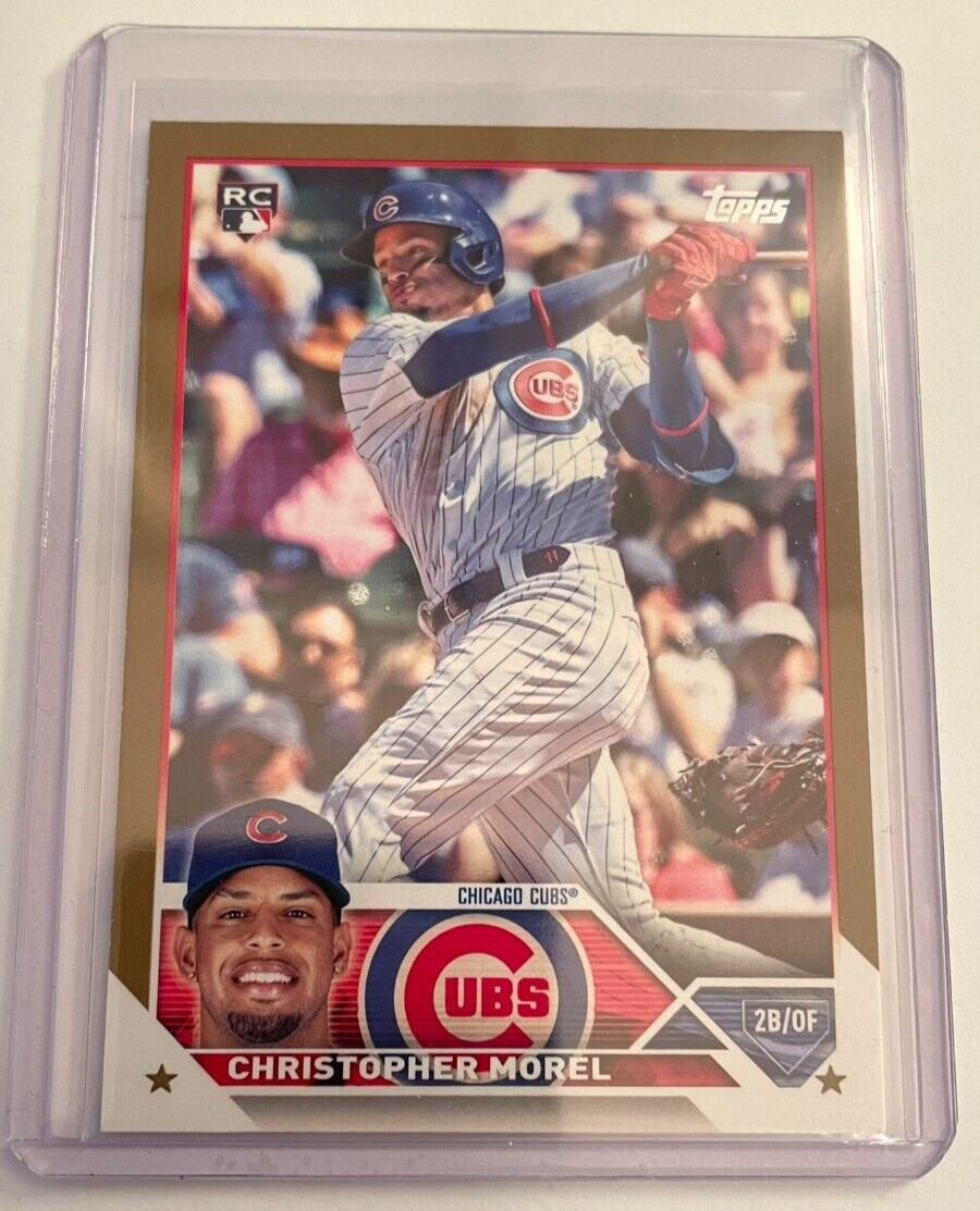 2023 Topps Gold #308 Christopher Morel Cubs RC /2023