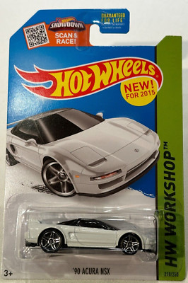 ミニカー H/S Works 2015 🔥HOT WHEELS🛞 '90 ACURA NSX WHITE HW WORKSHOP #218/250 | eBay