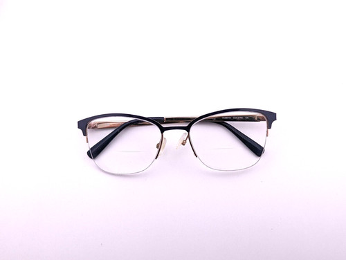 Escada Eyeglasses, Frames Only, VESB01K Col. 0H60, 52-18-135, Metal Half Frames