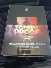 Zombie Proof Ironguard Supplies Small Stackable Display Case for Miniatures 24ct