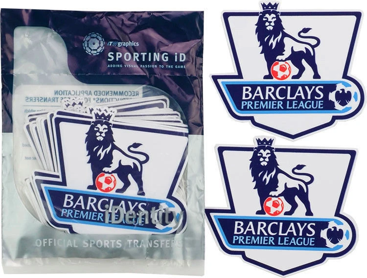 INSIGNIAS MANGA PREMIER LEAGUE INGLESA 2013-16 (PAR) RÉPLICA TALLA IDENTIFICACIÓN DEPORTIVA. Foto 3 de 4
