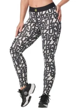 Zumba Pirnted Ankle Leggings - Z1B01351 - XS