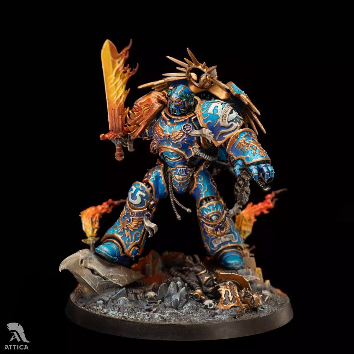 Roboute Guilliman painted figure Warhammer 40k Pre-Sale, Art