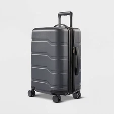 OPEN STORY™ HARDSIDE CARRY ON SPINNER SUITCASE - GRAY