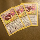 Eevee - 1999 Pokemon Jungle - #51/64  - Lot - x3 1st Edition!! — photo 3
