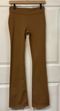 ALO Airbrush Low Rise Bootcut Leggings Brown Cinnamon Size Small