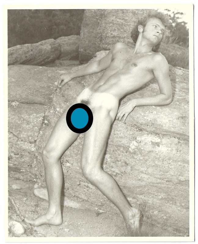 1960s STAMPED WPG 4 x 5 Handsome Model Vintage Western Photography Guild 