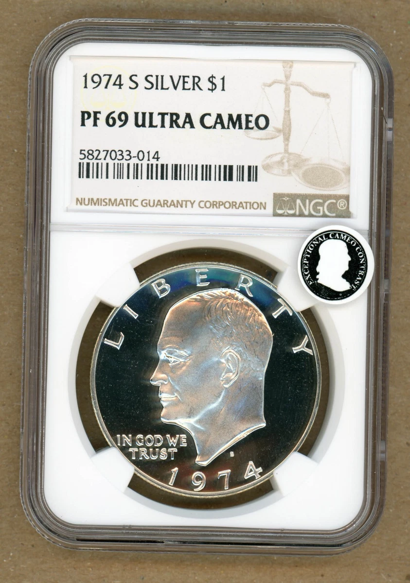 Silver NGC 1974 Eisenhower Dollars (1971-1978) for sale | eBay