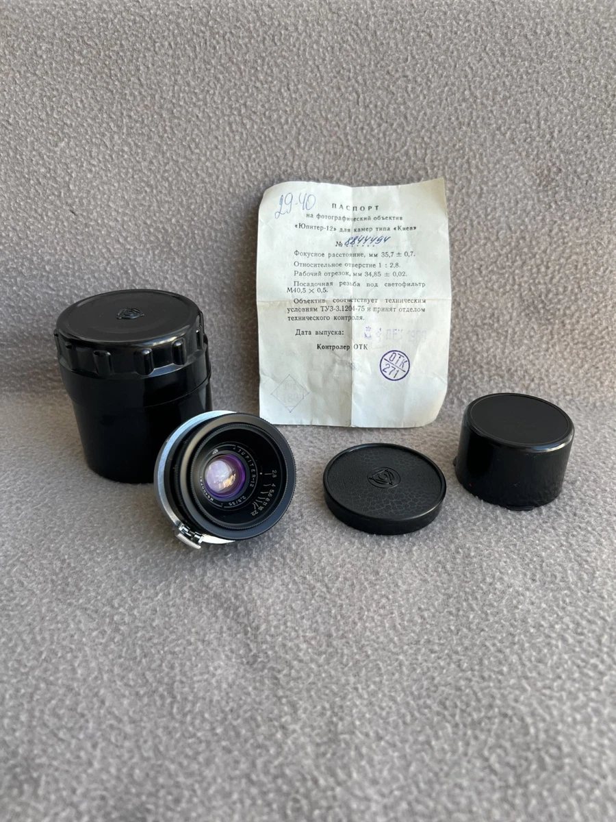 Jupiter f/2.8 35mm Focal Camera Lenses for sale | eBay