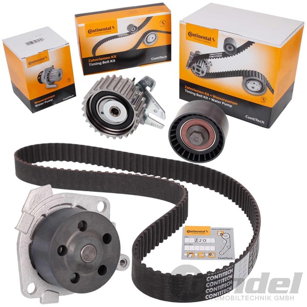 Conti ZAHNRIEMEN-SATZ + Wapu Passend FüR Citroen Berlingo C3 Peugeot 206 307 1.6-image