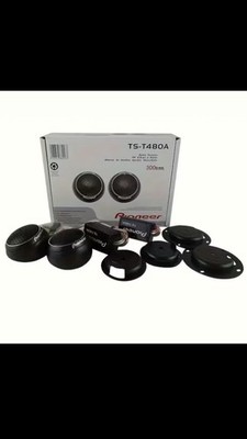 Pioneer TS-T480A Car Stereo Speakers and Tweeters Set, 300W Max, -1 Pair