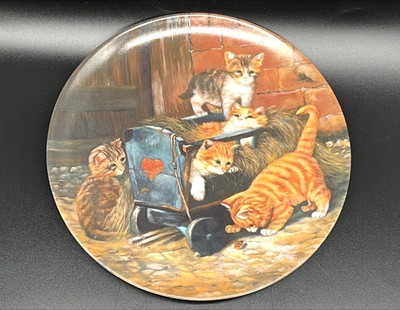 Bradford  Limited Edition Collector Plate,  Cats ''PLAYMATES''