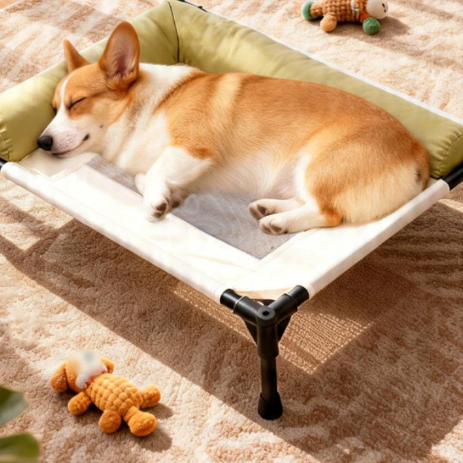 Breathable Elevated Pet Bed Easy to Clean Raised Dog Raised Pet Bed Indoor And