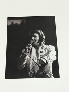 ELVIS PRESLEY AUTHENTIC PHOTO 1972 CHICAGO CONCERT JAT Certificate