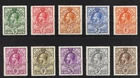 Swaziland 1933 - SG 11-22 - King George V - Complete Set - MLH - Cat £180