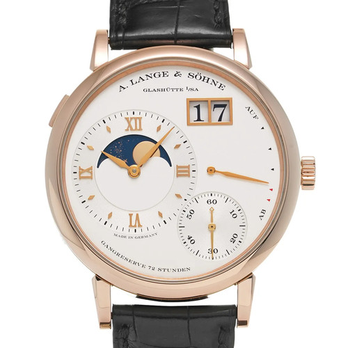 A. Lange & Sohne Grand Lange 1 Moon Phase 139.032 Silver Pink Gold Manual #W148