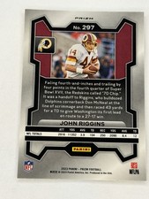 Panini 2023 Prizm John Riggins Prizm #297 Washington Commanders Football